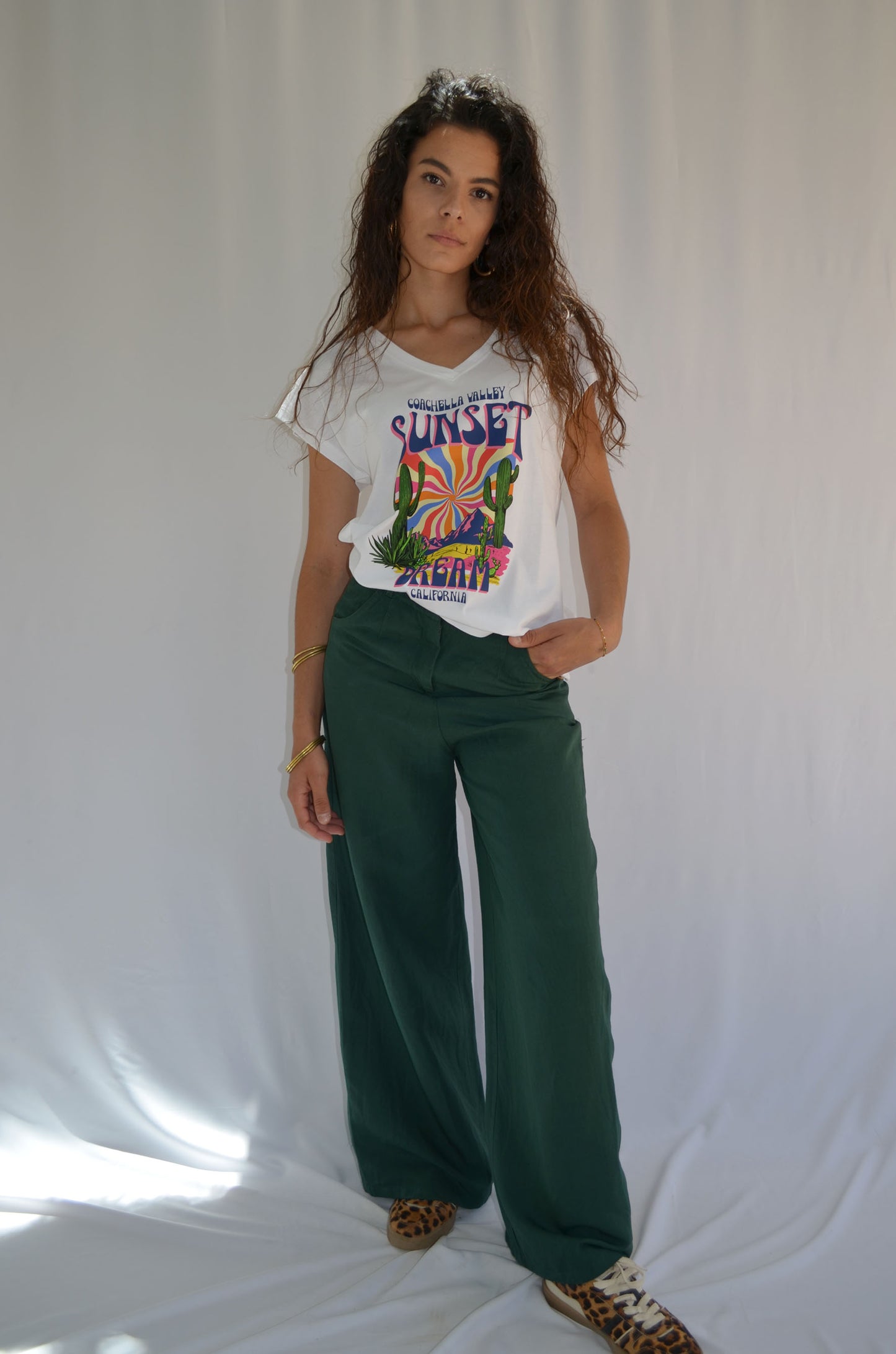T-shirt VEGA Sunset WHITE