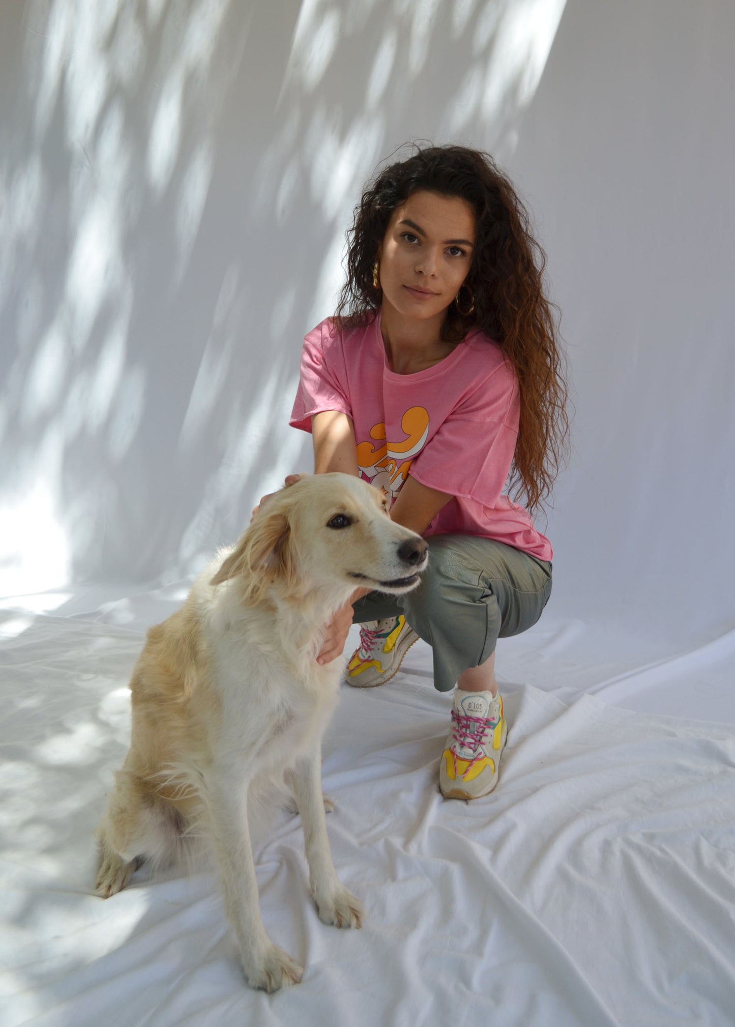 T-shirt JANIS True love PINK