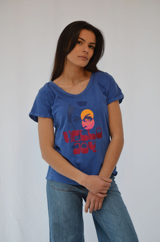 T-shirt KAREN Sixty BLEUROI