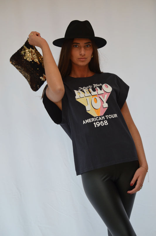 T-shirt RICHIE Music Tour BLACK