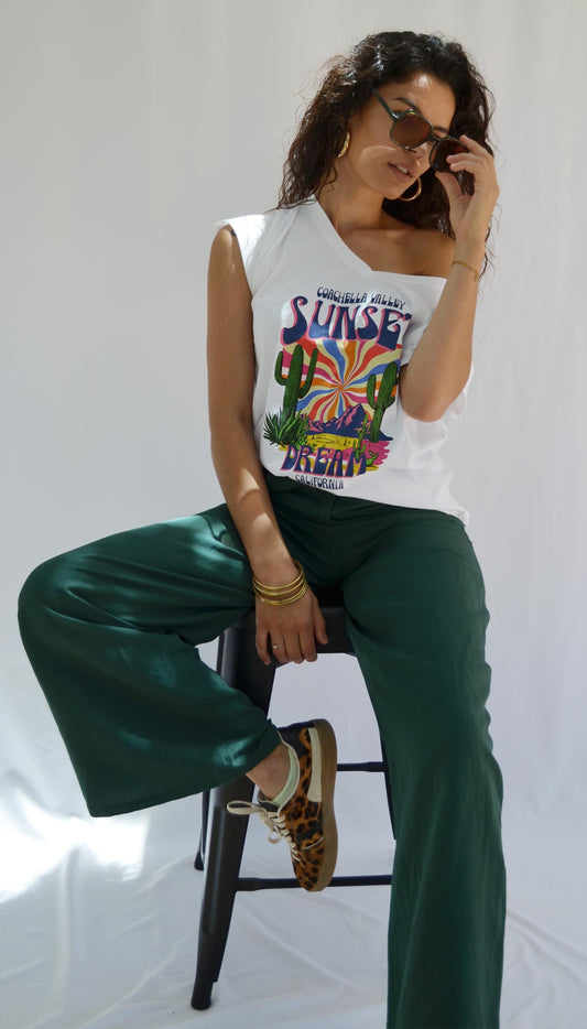 T-shirt VEGA Sunset WHITE
