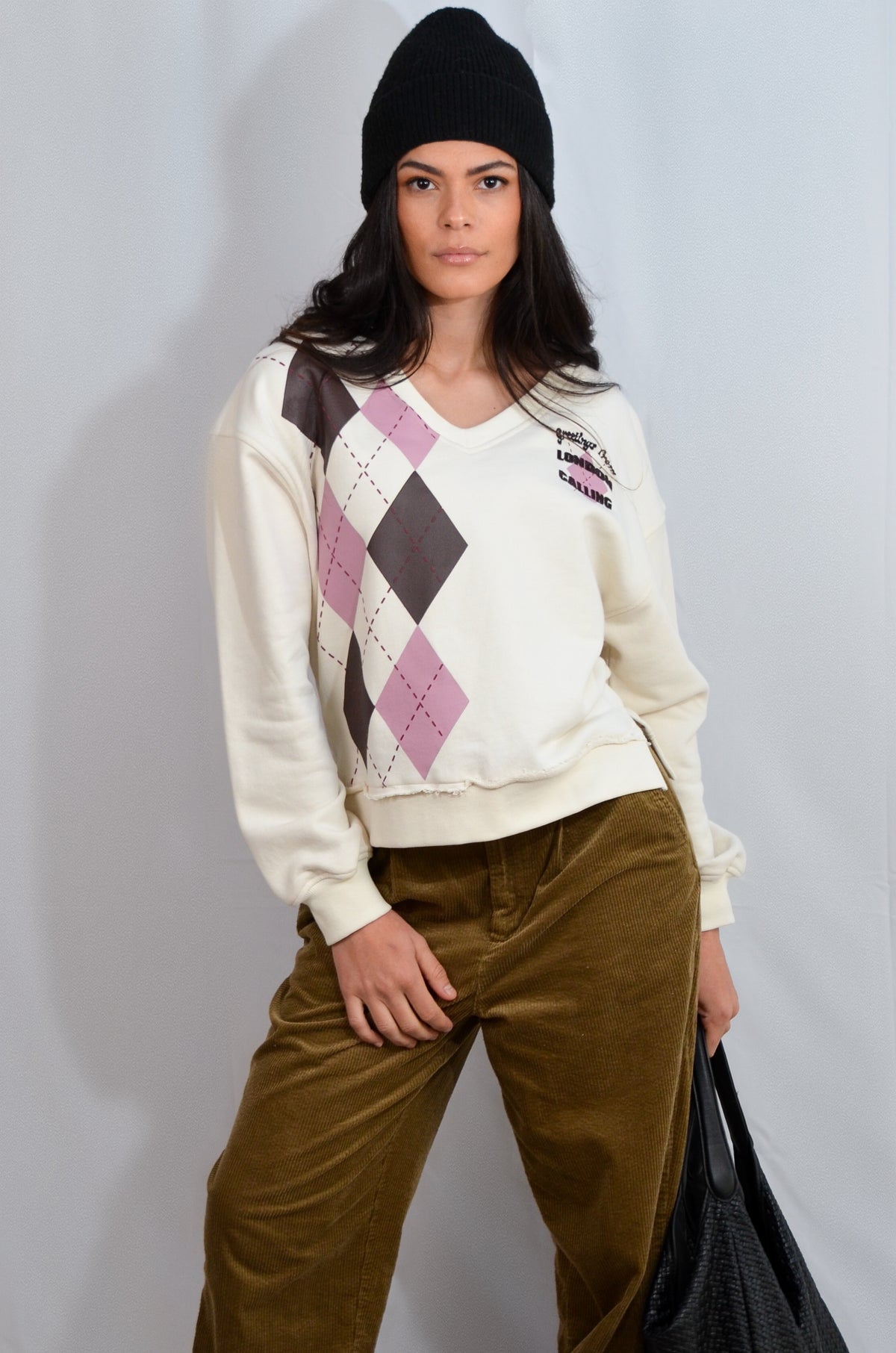 Kate Preppy sweat écru