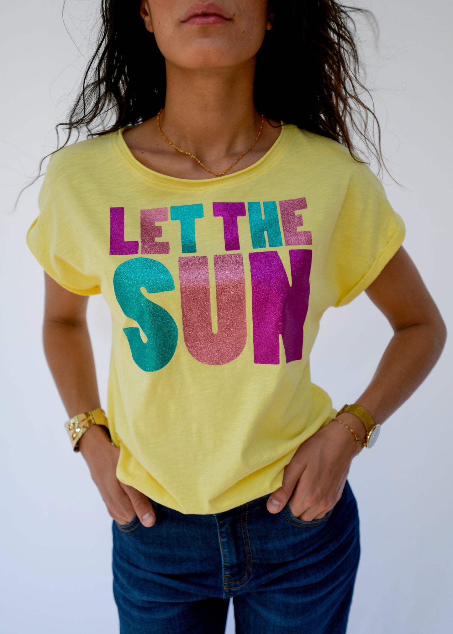 Tess Let the Sun T-Shirt