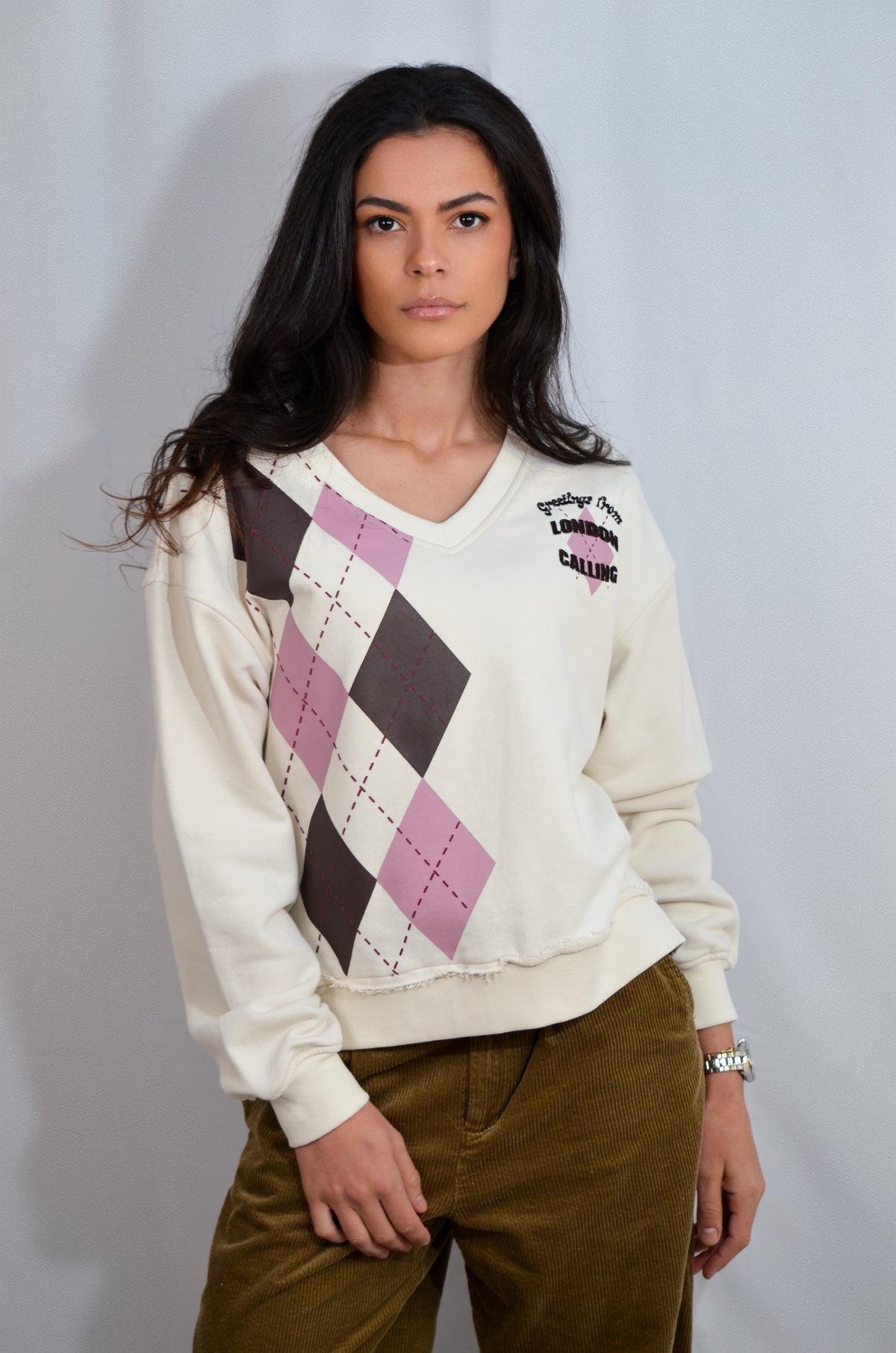 Kate Preppy sweat écru