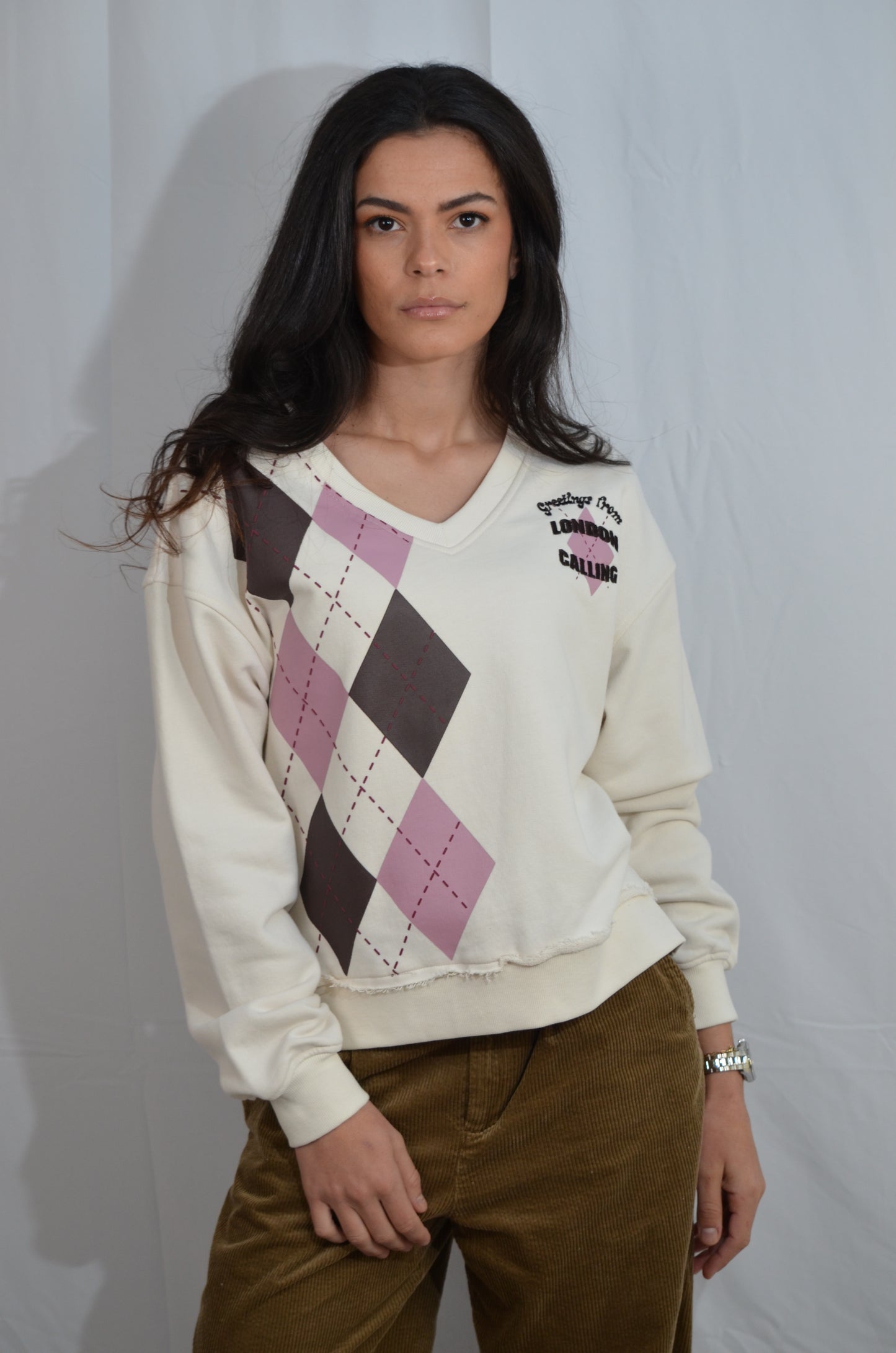 Kate Preppy sweat écru
