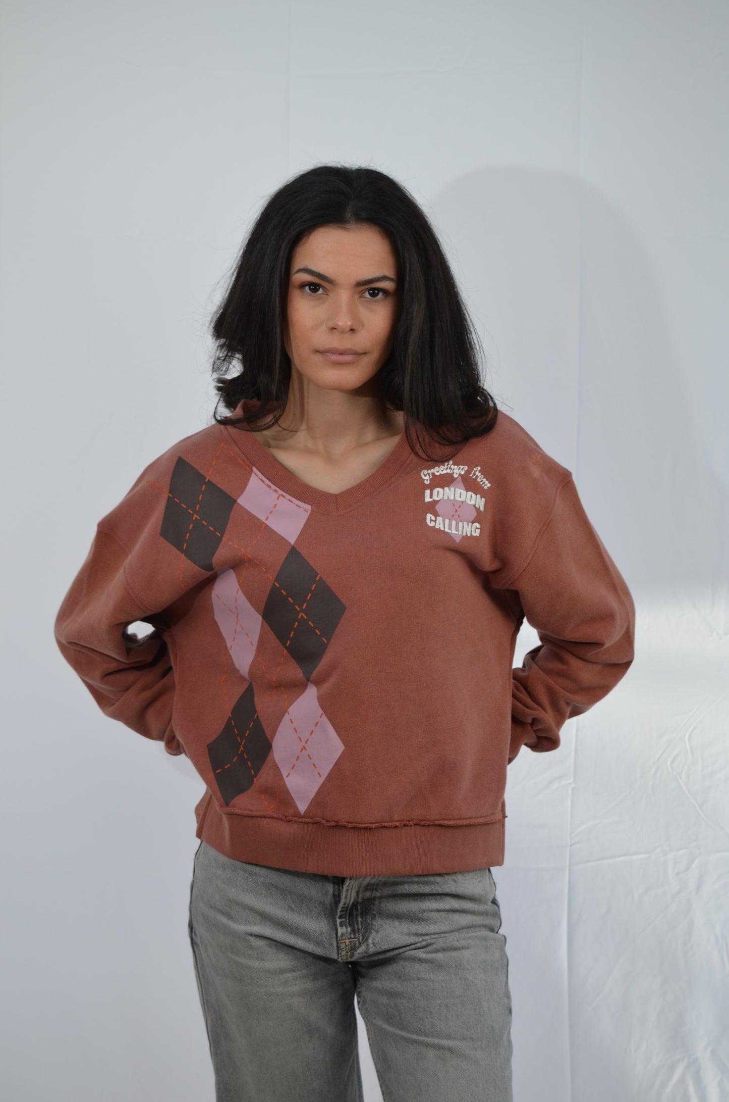 Kate Preppy Cognac Sweat