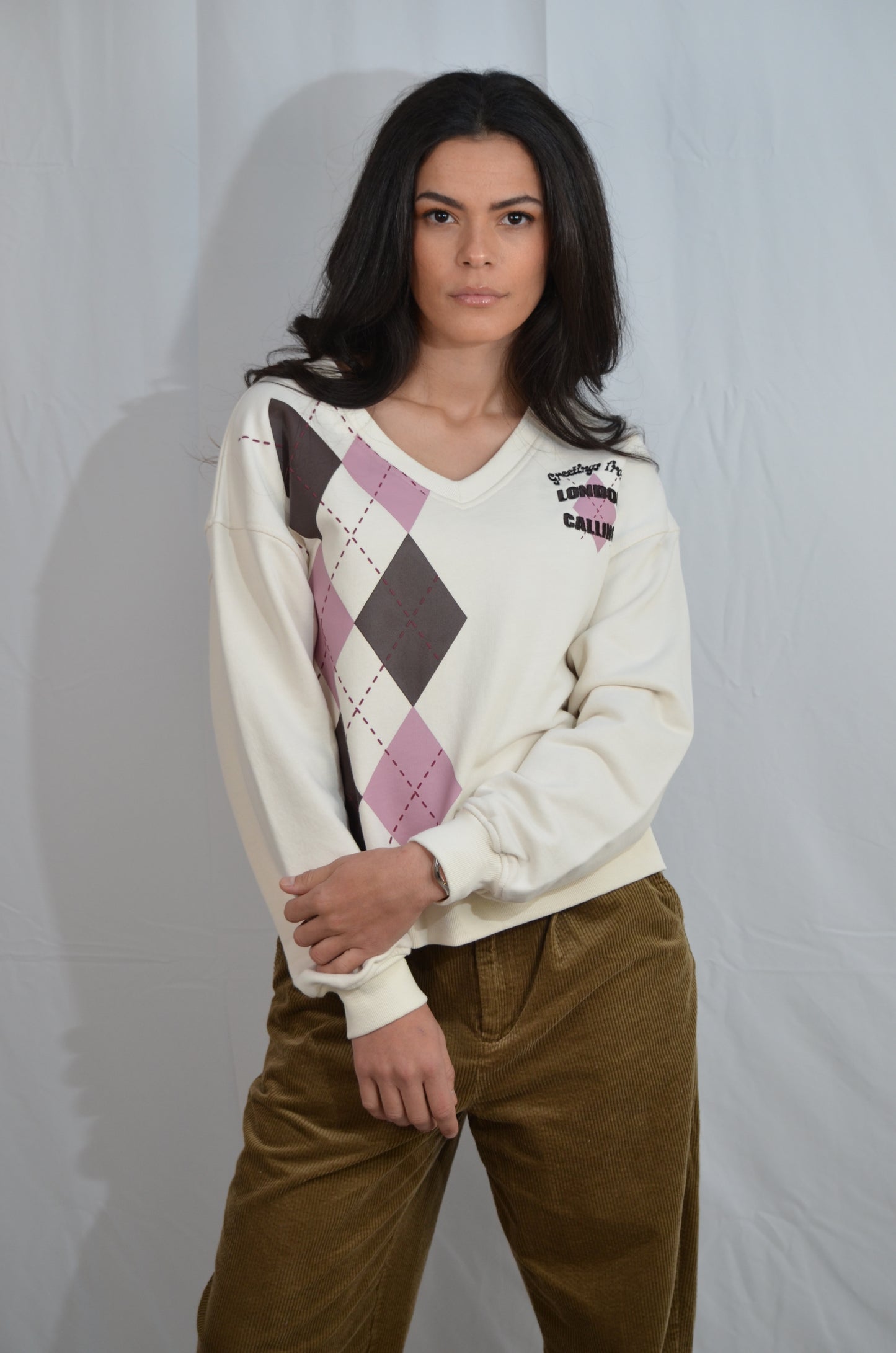Kate Preppy sweat écru