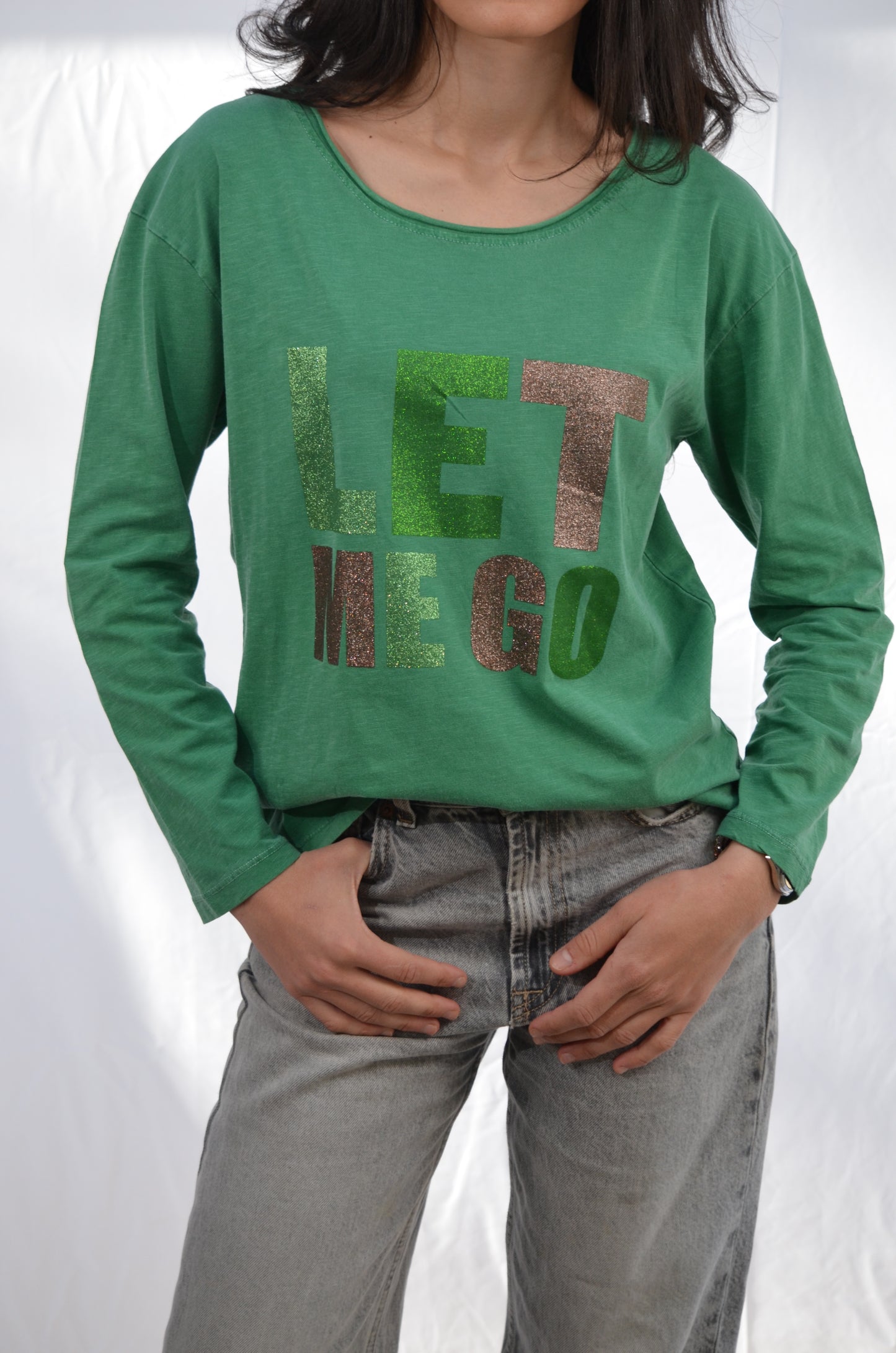 Joyce Let me go T-shirt manches longues