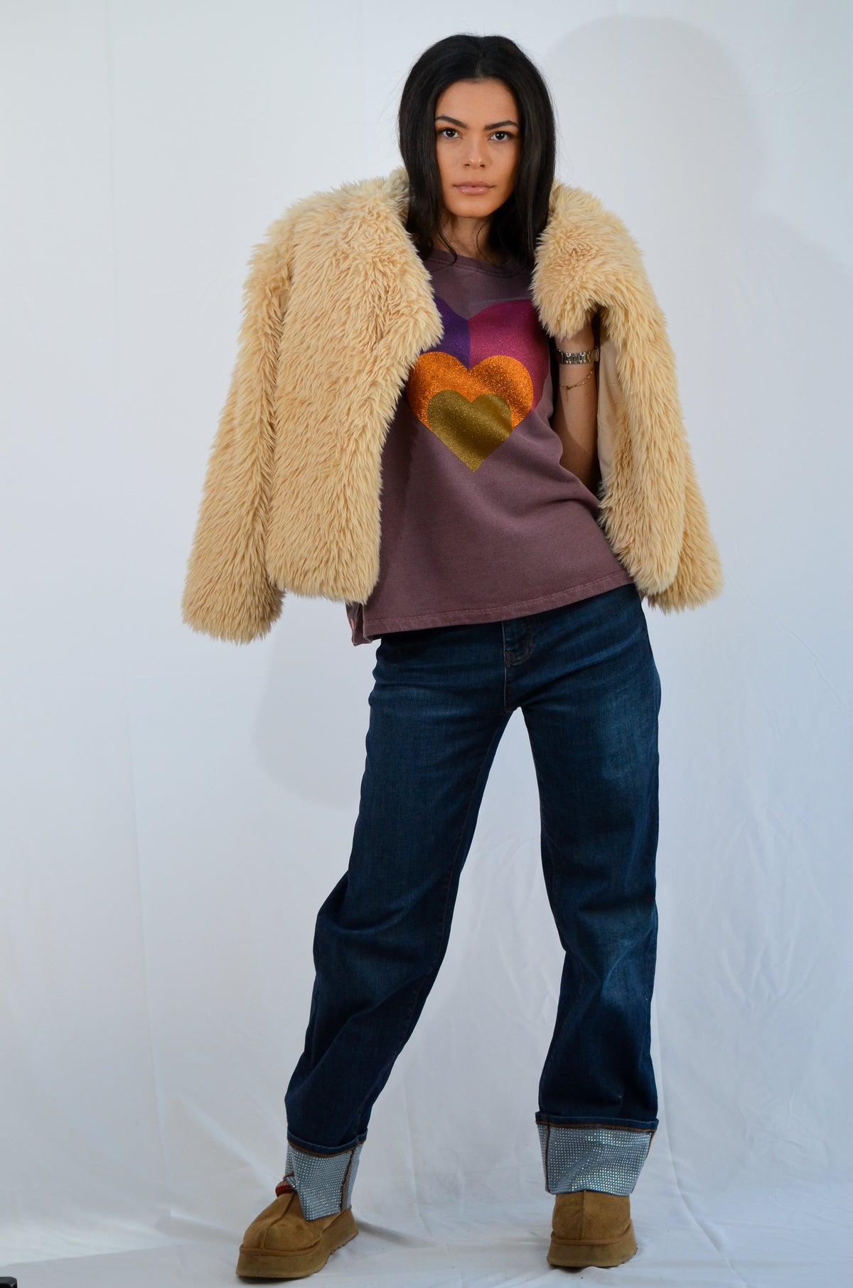Mila Softness Sweat Burgundi