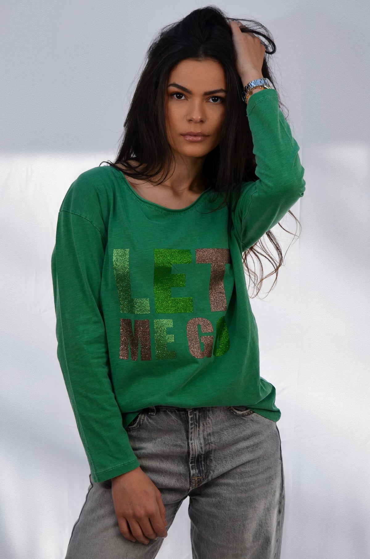 Joyce Let me go T-shirt manches longues