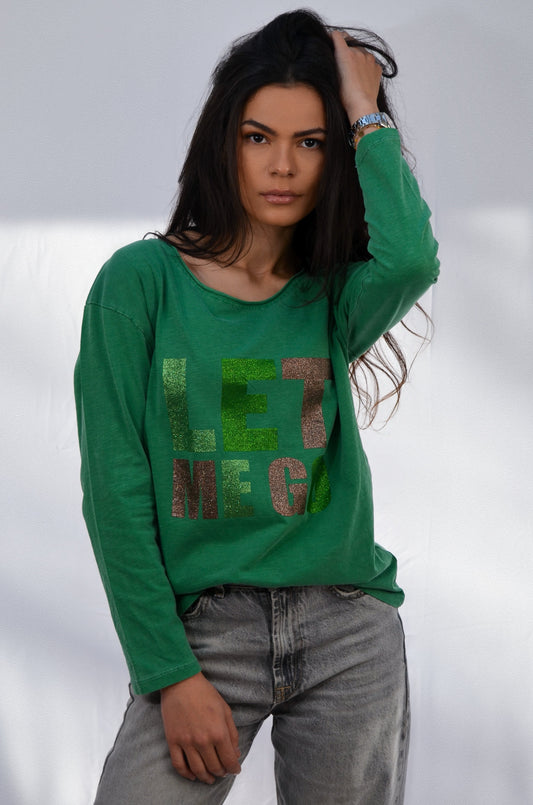 Joyce Let me go T-shirt manches longues