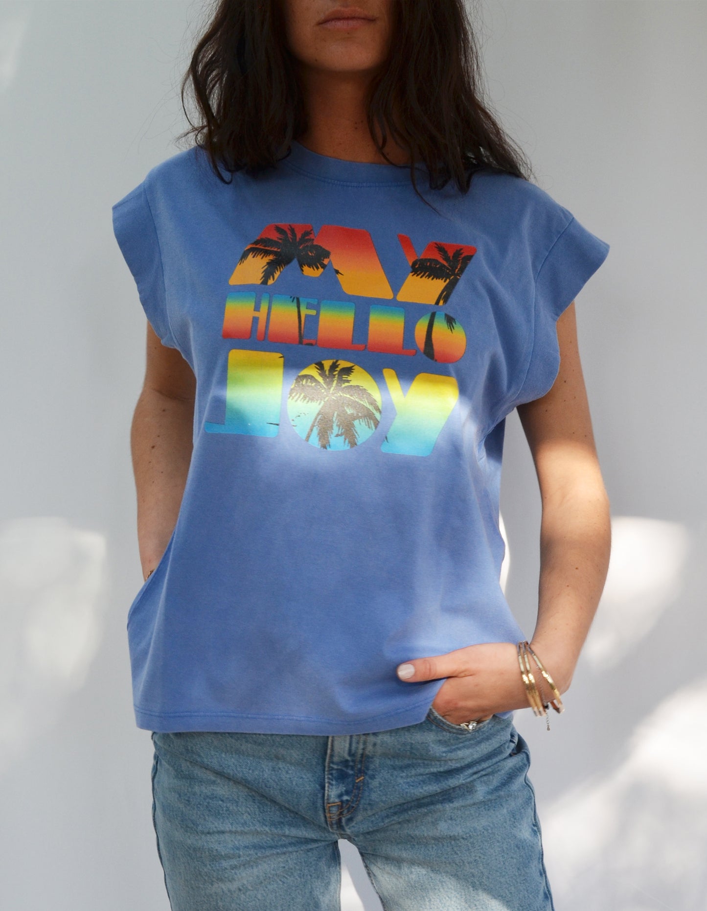 T-SHIRT RICHIE shade Bleu