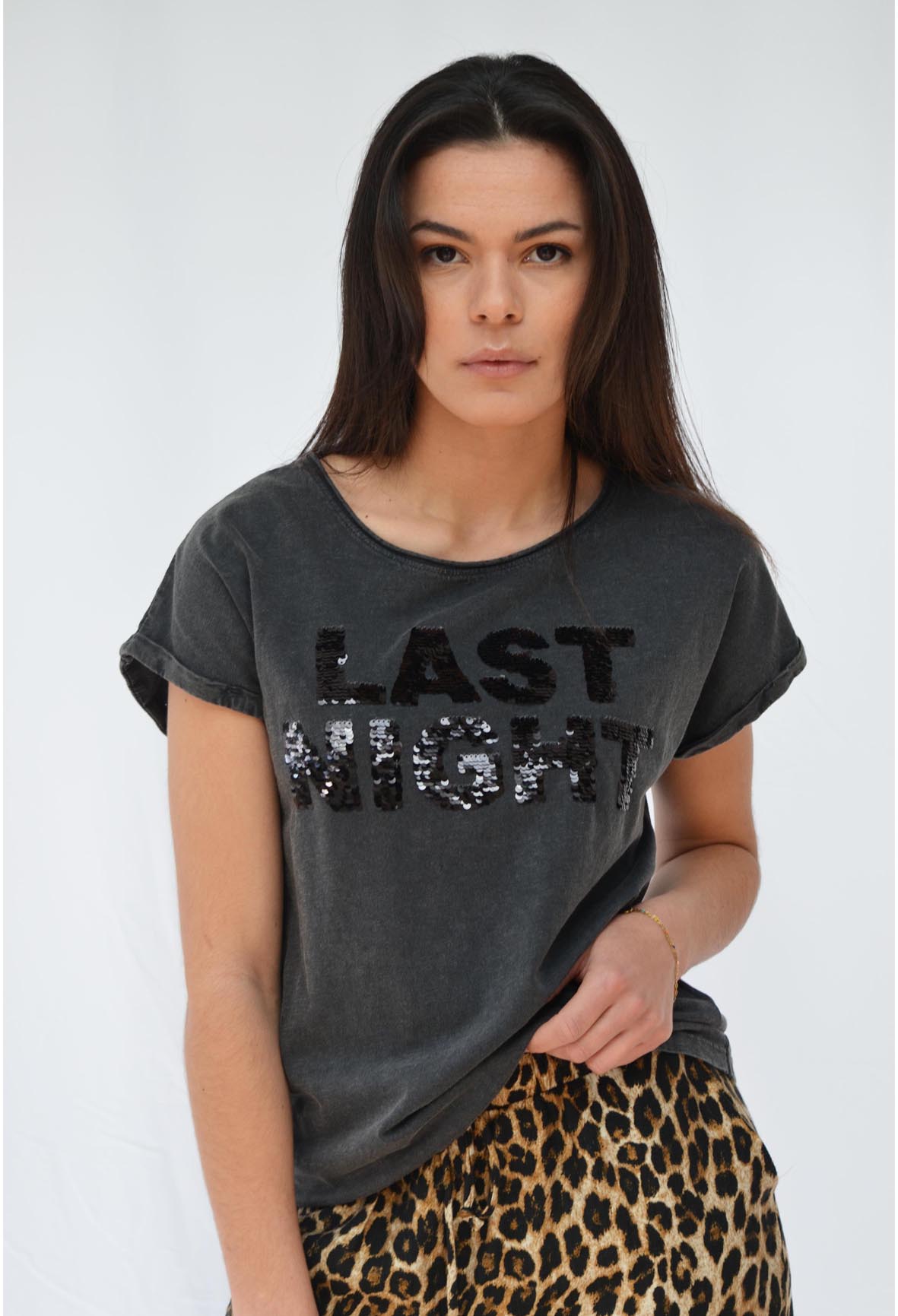T-shirt TESS Last Night BLACK