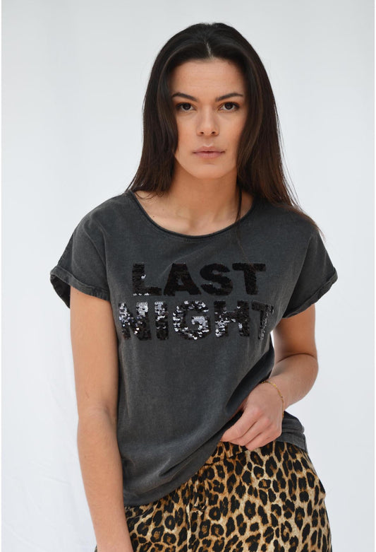 T-shirt TESS Last Night BLACK
